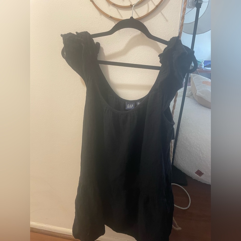 GAP EUC black 100 💯% cotton dress